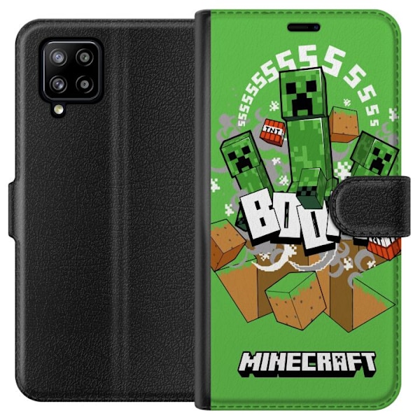 Samsung Galaxy A42 5G Tegnebogsetui Minecraft Boom