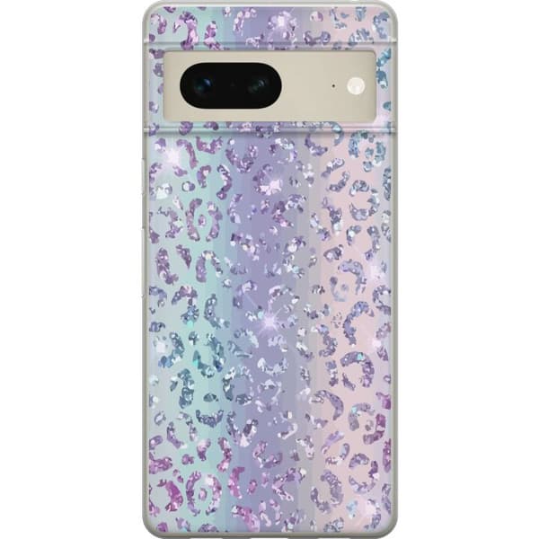 Yhteensopiva Puhelinkuori Google Pixel 7 Glitter Leopard