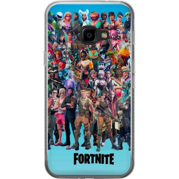 Samsung Galaxy Xcover 4 Läpinäkyvä kuori Fortnite