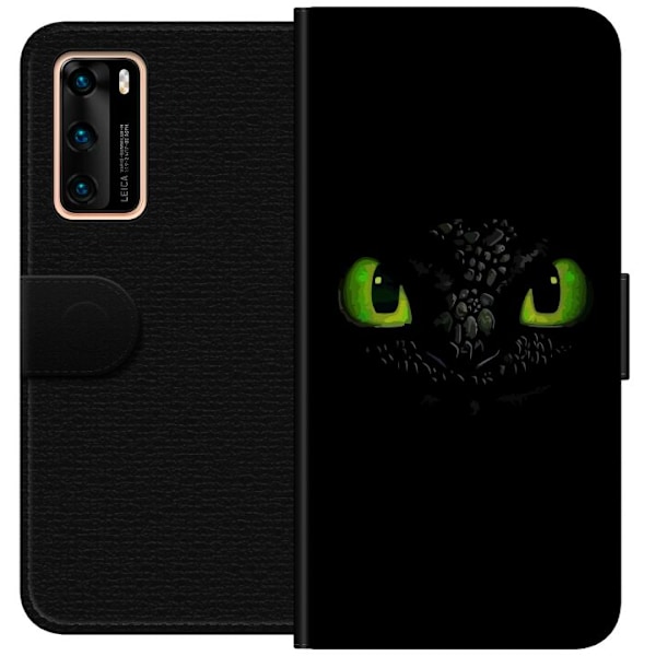 Huawei P40 Tegnebogsetui Dragetræneren