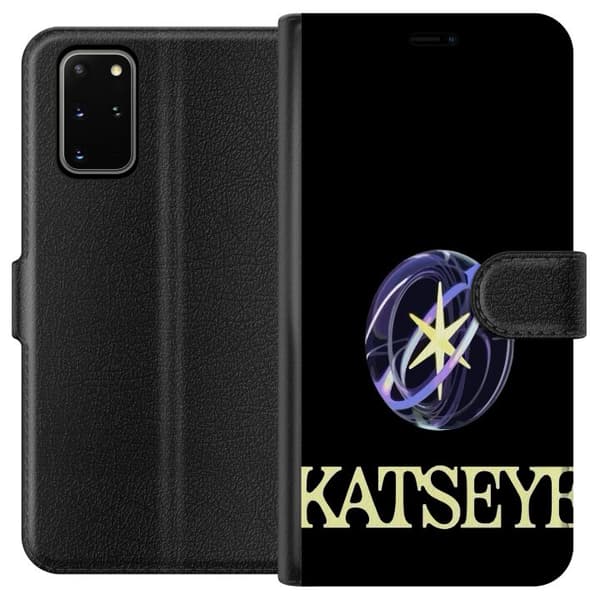 Kompatibel Tegnebogsetui til Samsung Galaxy S20+ KATSEYE logotyp sort