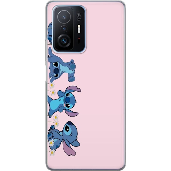 Xiaomi 11T Genomskinligt Skal Stitch Skratt & Bus – Perfekt