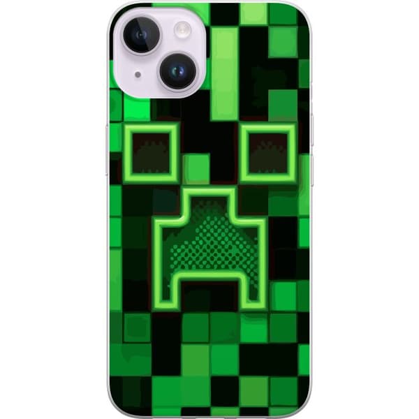 Kompatibelt Mobildeksel til Apple iPhone 14 Minecraft