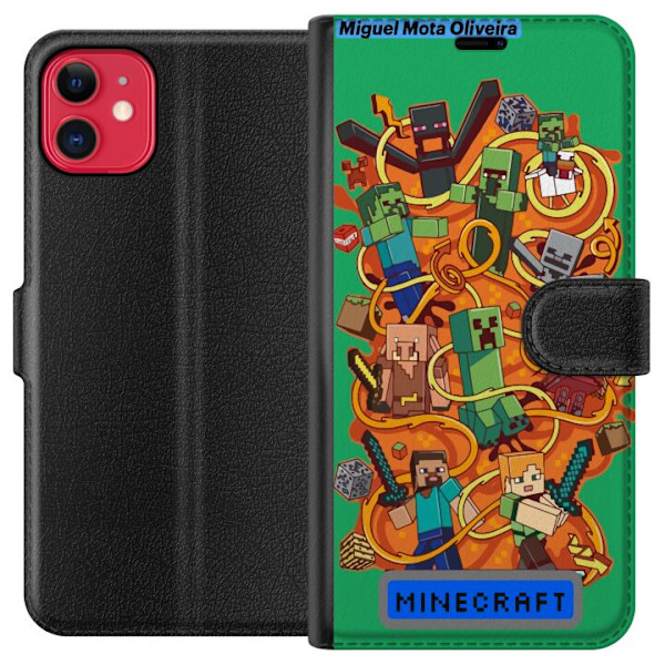 Apple iPhone 11 Tegnebogsetui Minecraft