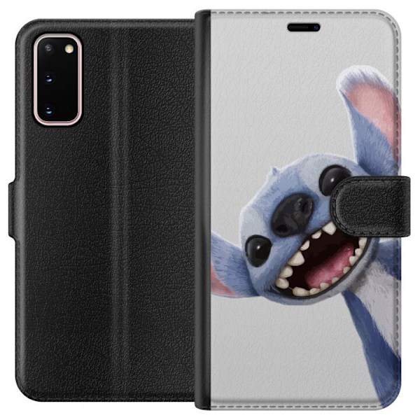 Samsung Galaxy S20 Lommeboketui Stitch i Fart - Kawaii Design