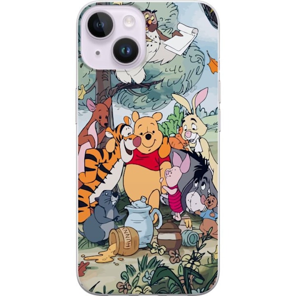 Apple iPhone 14 Plus Gennemsigtig cover Nalle Puh og hans venn