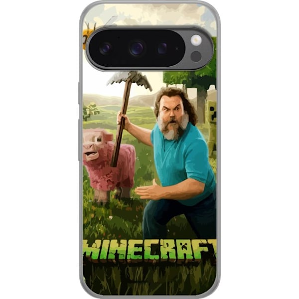 Google Pixel 9 Pro XL Genomskinligt Skal A Minecraft Movie