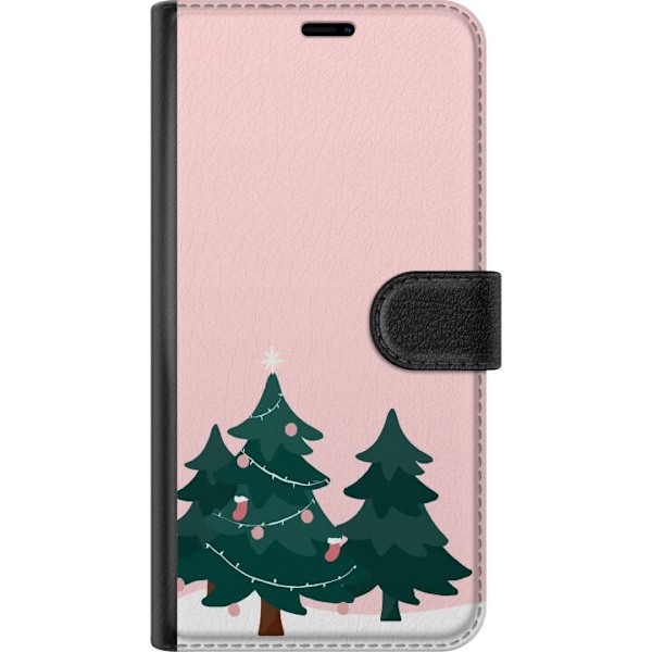 Apple iPhone 16e Plånboksfodral Granar God Jul
