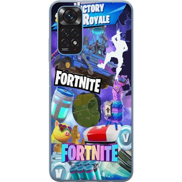 Xiaomi Redmi Note 11 Gjennomsiktig deksel Fortnite