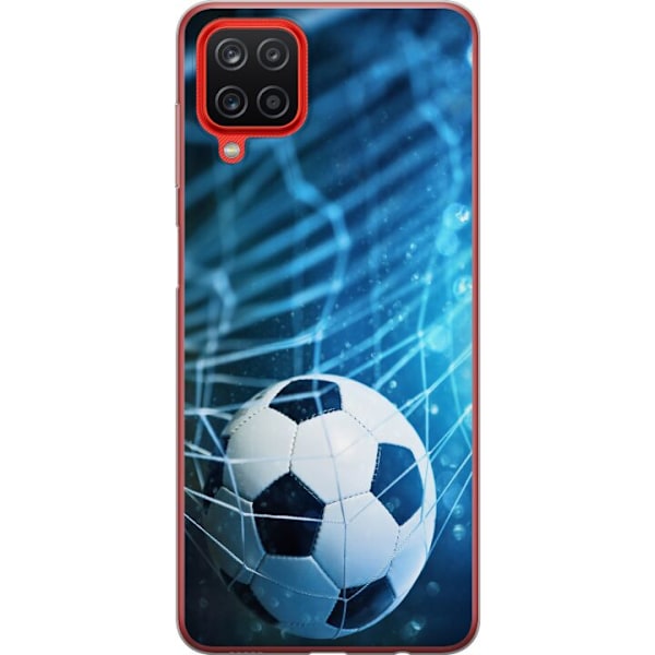 Samsung Galaxy A12 Läpinäkyvä kuori Jalkapallo