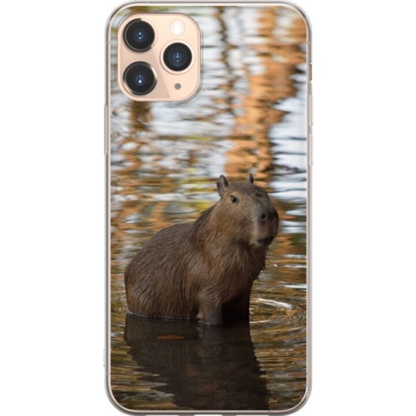 Apple iPhone 11 Pro Genomskinligt Skal Capybara