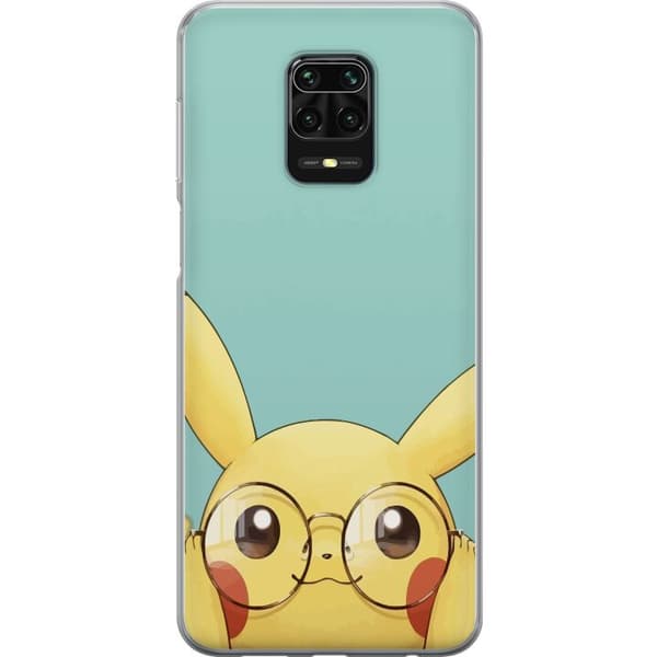 Kompatibelt Mobilskal till Xiaomi Redmi Note 9S Pikachu glasögon