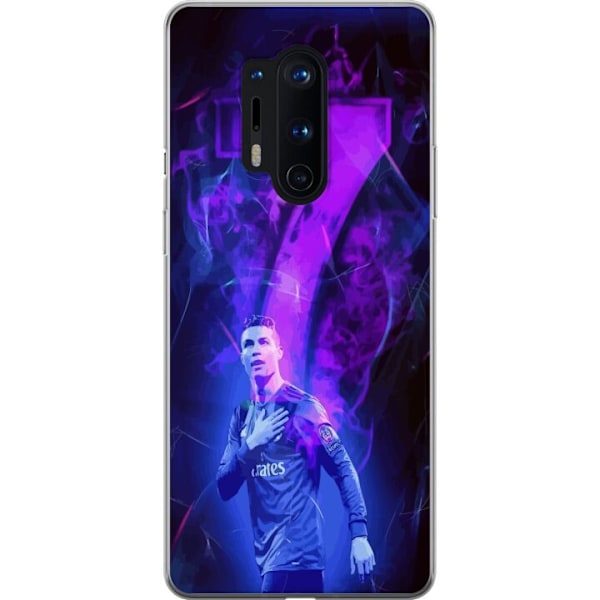 OnePlus 8 Pro Genomskinligt Skal Ronaldo 7 – Fotbollslegend i Action för Fans