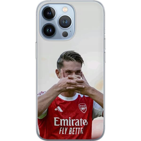 Kompatibelt Mobildeksel til Apple iPhone 13 Pro Martin Ødegaard Arsenal – Nærbilde av målfeiring i kamptrøye