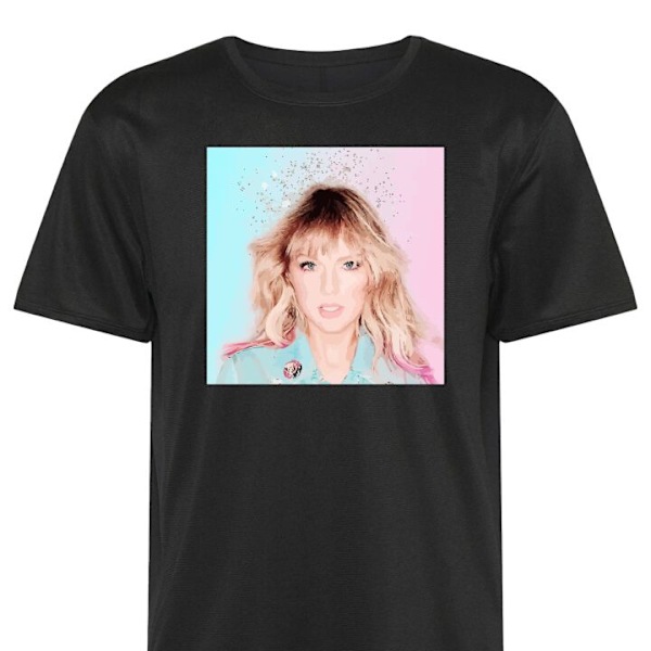 Treeni T-paita | Urheilu T-paita Aikuisille Taylor Swift Runou musta Iso