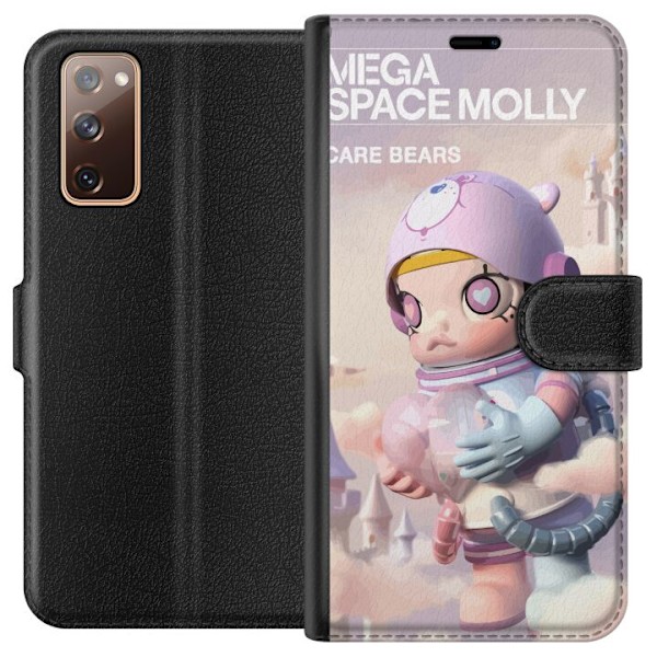 Samsung Galaxy S20 FE Tegnebogsetui Mega Space Molly Care Bears Series - Share Bear Edition