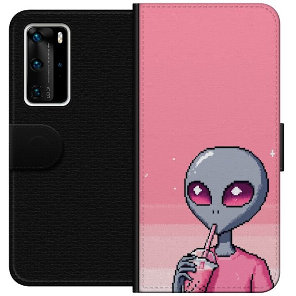 Huawei P40 Pro Lommeboketui Alien Smoothie