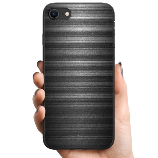 Apple iPhone SE (2020) TPU Mobilcover Børstet Metal