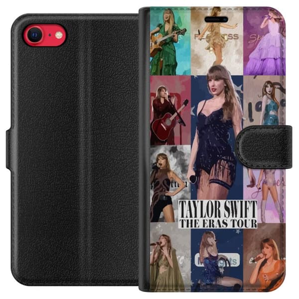 Kompatibelt Plånboksfodral till Apple iPhone SE (2022) Taylor Swift