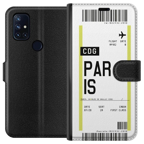 OnePlus Nord N10 5G Tegnebogsetui Paris