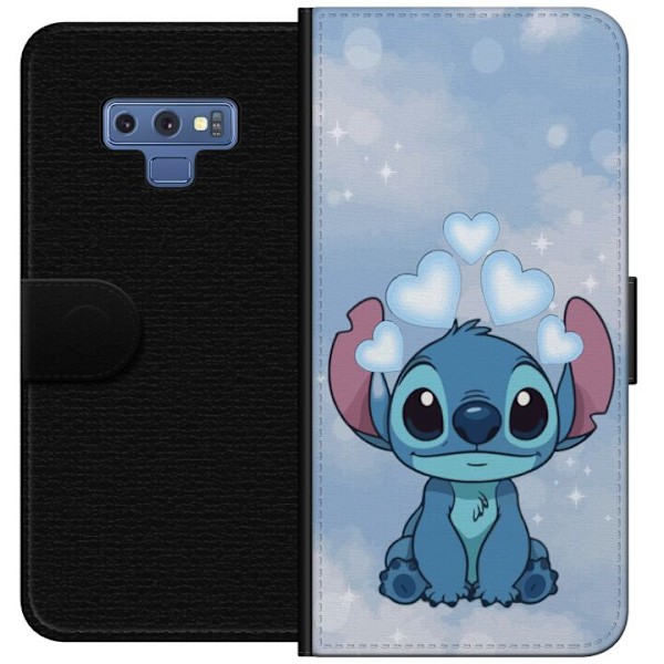 Samsung Galaxy Note9 Lompakkokotelo Stitch Hyppäävä Ilo - H