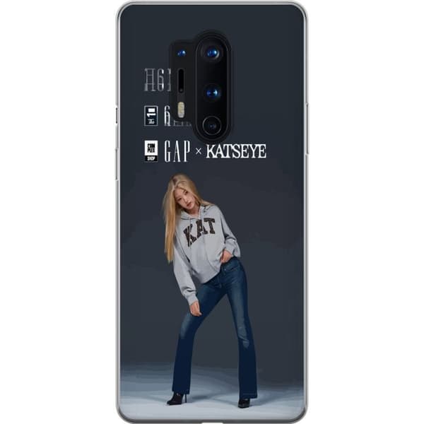 Kompatibelt Mobilskal till OnePlus 8 Pro KATSEYE blond modebild grå