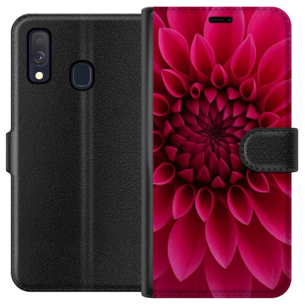 Kompatibelt Plånboksfodral till Samsung Galaxy A40 Rosecore