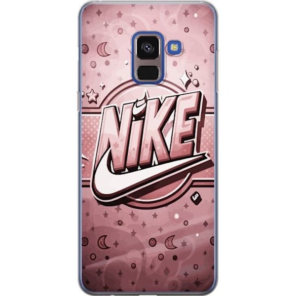 Samsung Galaxy A8 (2018) Genomskinligt Skal Nike Rosa