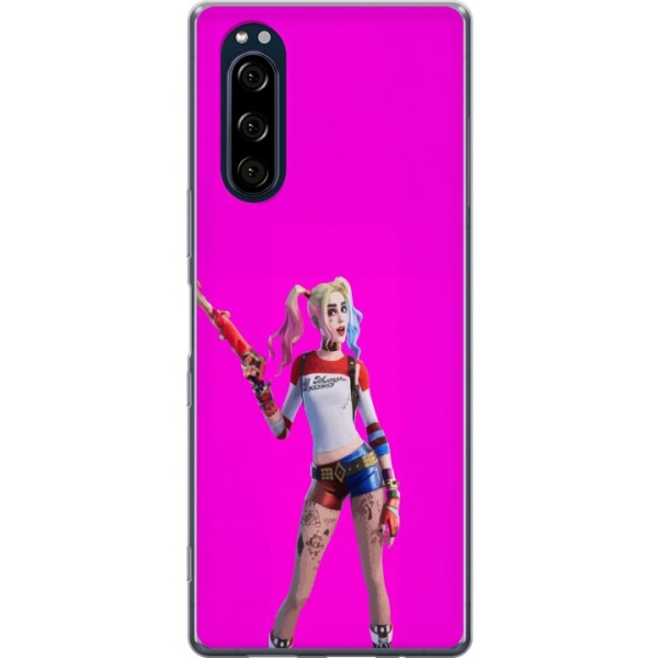 Sony Xperia 5 Gennemsigtig cover Fortnite - Harley Quinn