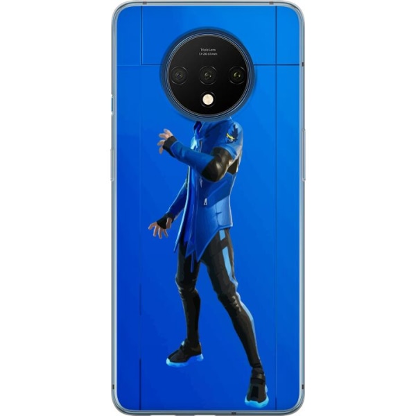 OnePlus 7T Läpinäkyvä kuori Fortnite - Ninja Blue