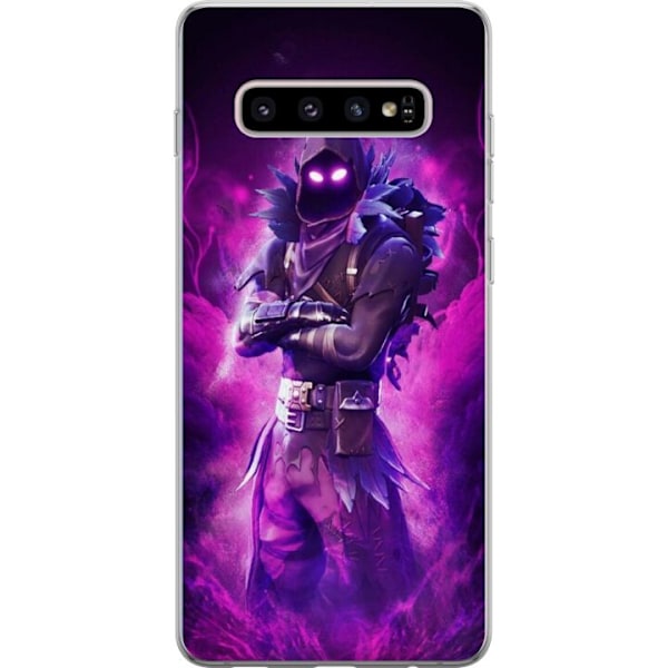 Samsung Galaxy S10+ Genomskinligt Skal Fortnite Raven