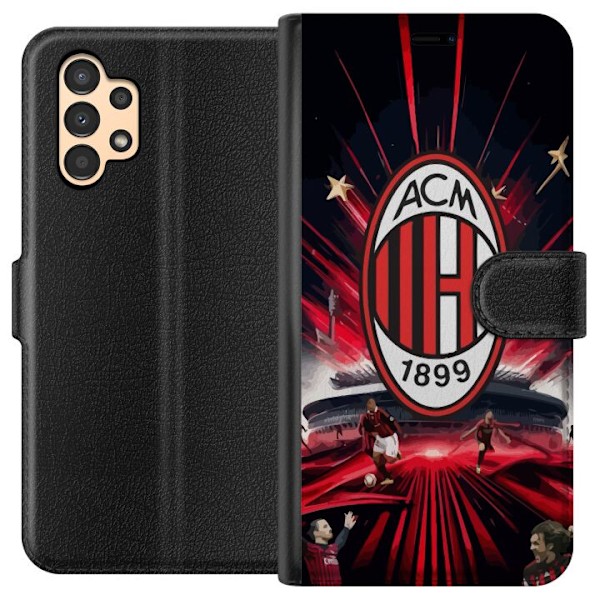 Samsung Galaxy A13 Lommeboketui AC Milan