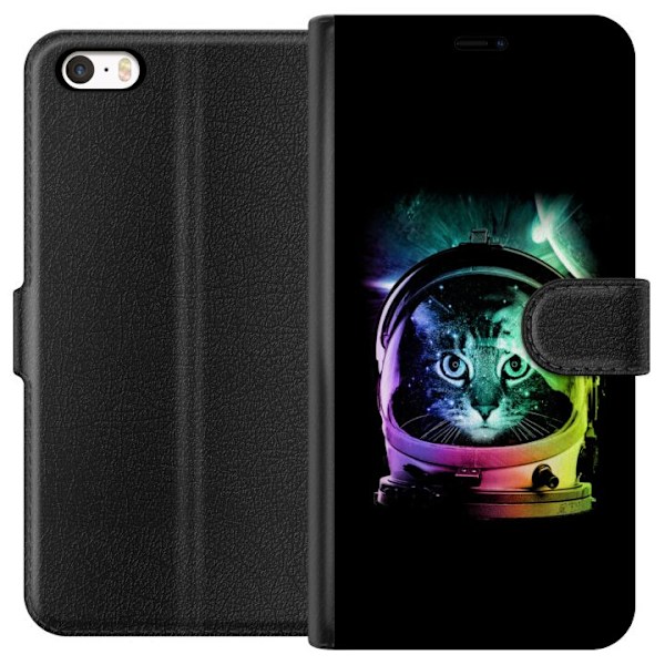 Apple iPhone 5 Tegnebogsetui Rum Kat