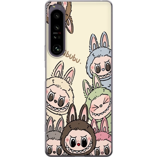 Sony Xperia 1 IV Genomskinligt Skal Labubu Pastel Collection
