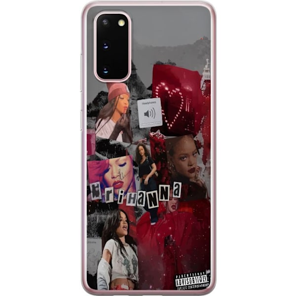Samsung Galaxy S20 Gjennomsiktig deksel Rihanna – Iconic Fas