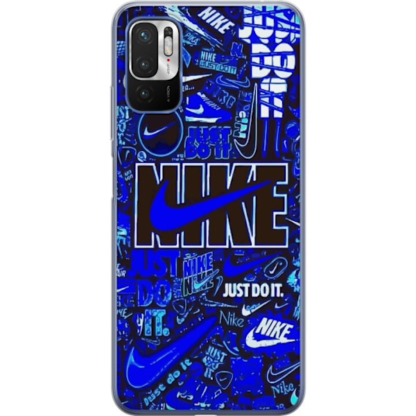 Xiaomi Redmi Note 10 5G Läpinäkyvä kuori Nike