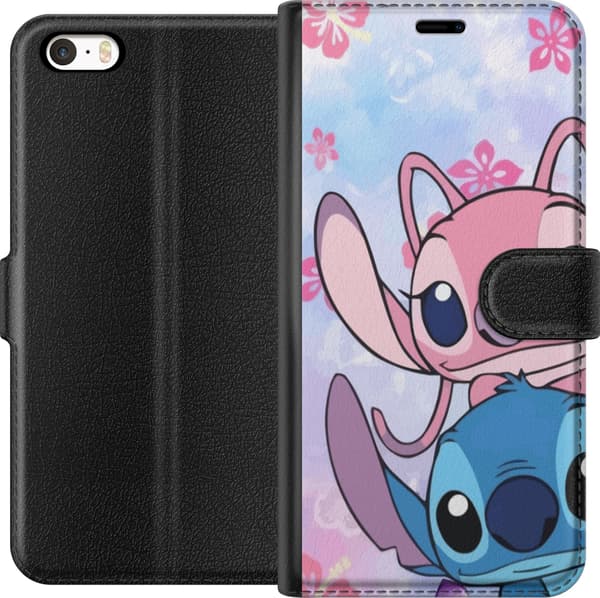 Kompatibelt Plånboksfodral till Apple iPhone SE (2016) Stitch & Angel