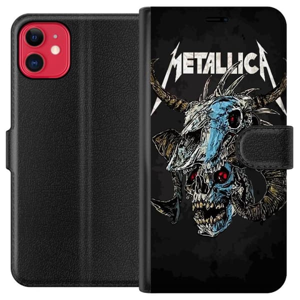 Kompatibel Tegnebogsetui til Apple iPhone 11 Metallica
