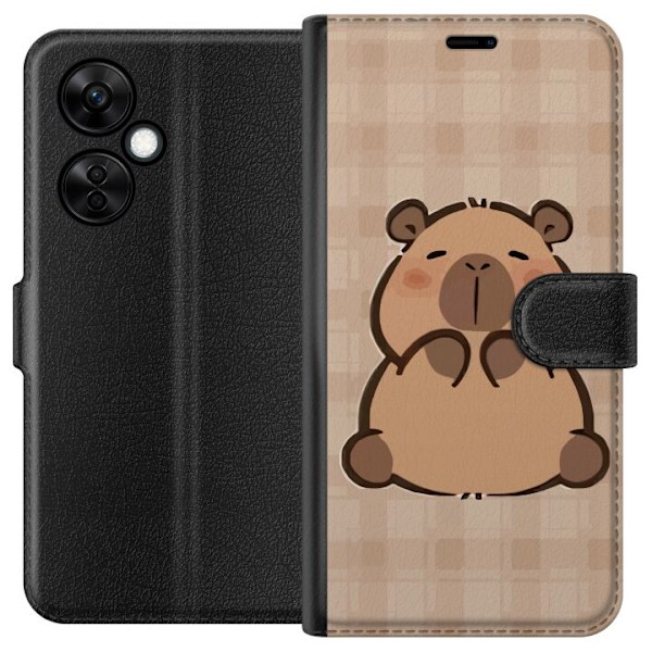 OnePlus Nord CE3 Plånboksfodral Mobilskal kawaii capybara flera figurer japansk stil