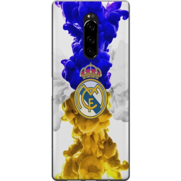 Sony Xperia 1 Gennemsigtig cover Real Madrid Farver