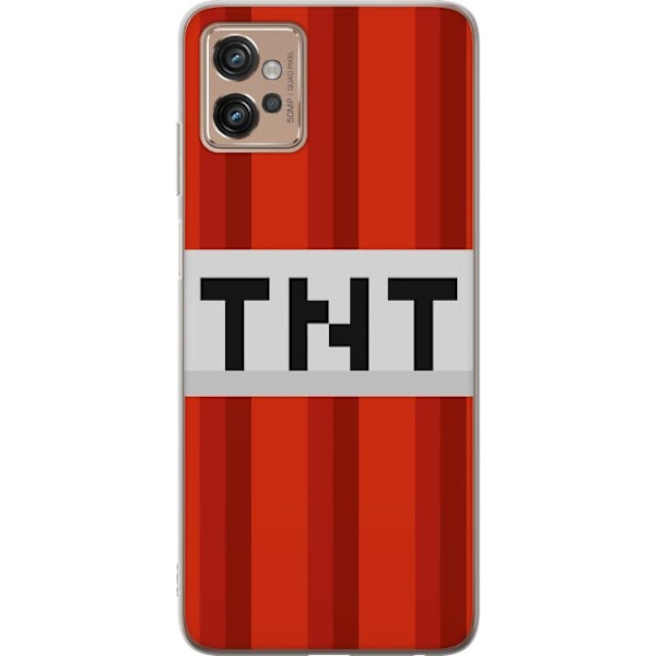 Motorola Moto G32 Läpinäkyvä kuori Minecraft TNT