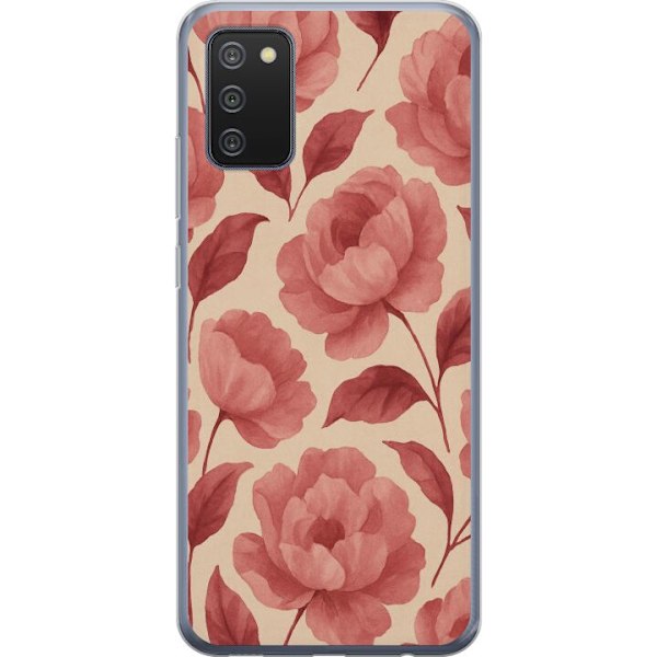 Samsung Galaxy A02s Gjennomsiktig deksel Rose Blomst