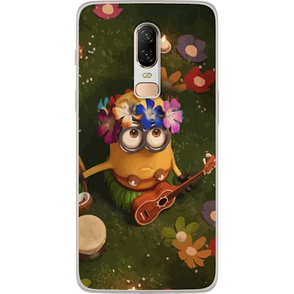 OnePlus 6 Läpinäkyvä kuori Minionit