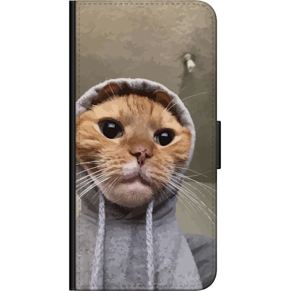 Huawei P40 lite Plånboksfodral Katt Tröja