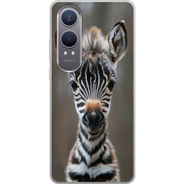 OnePlus Nord CE4 Lite Gennemsigtig cover Giraf Dyretema Afrika Natur Grafisk Motiv Savanne Vilde Dyr Populær Vægkunst Eksotisk Tema