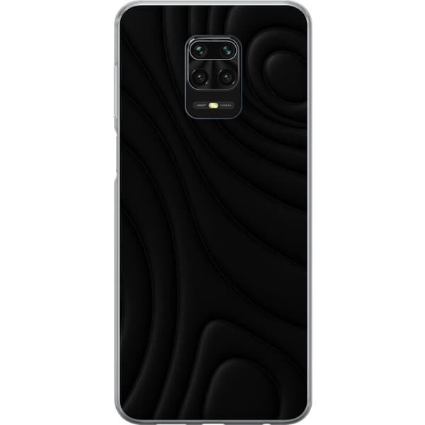 Kompatibelt Mobilskal till Xiaomi Redmi Note 9S Black Waves