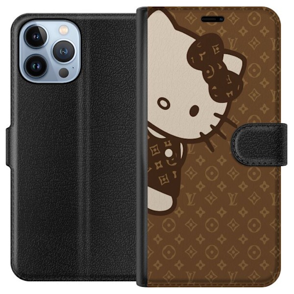 Apple iPhone 13 Pro Max Tegnebogsetui Hello Kitty - LV