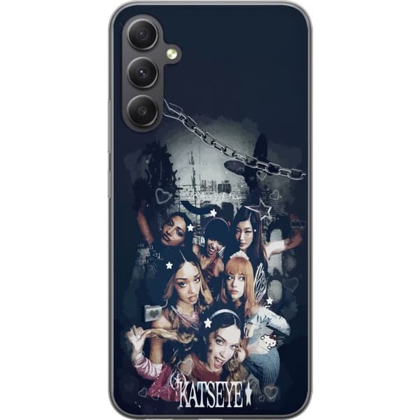 Kompatibelt Mobilskal till Samsung Galaxy A25 KATSEYE svart