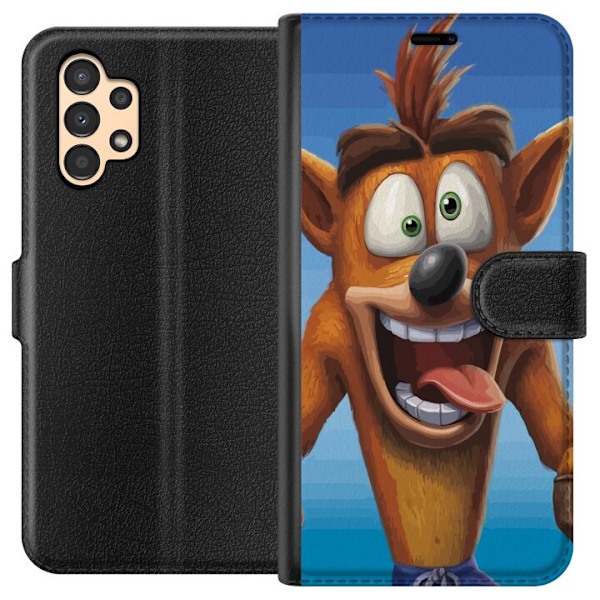 Samsung Galaxy A13 Lommeboketui Crash Bandicoot