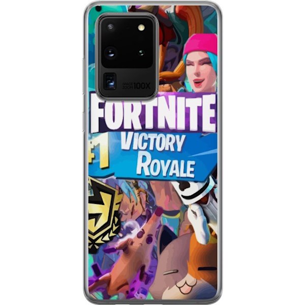 Samsung Galaxy S20 Ultra Gennemsigtig cover Fortnite